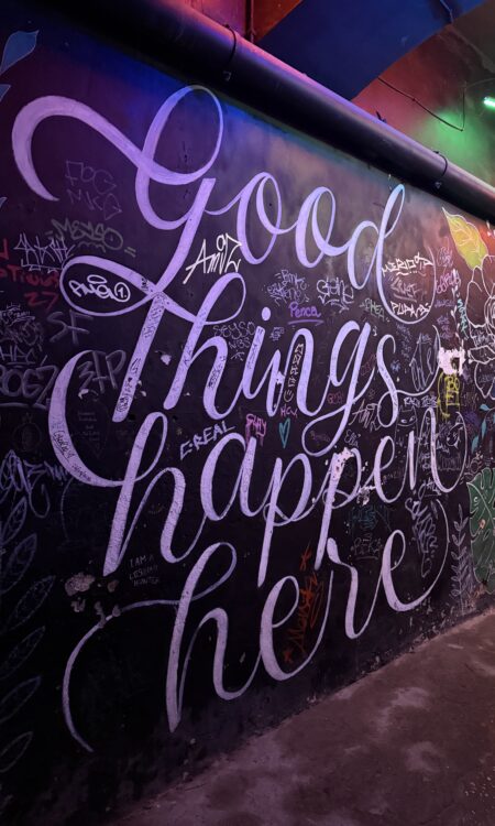 Good things happen here