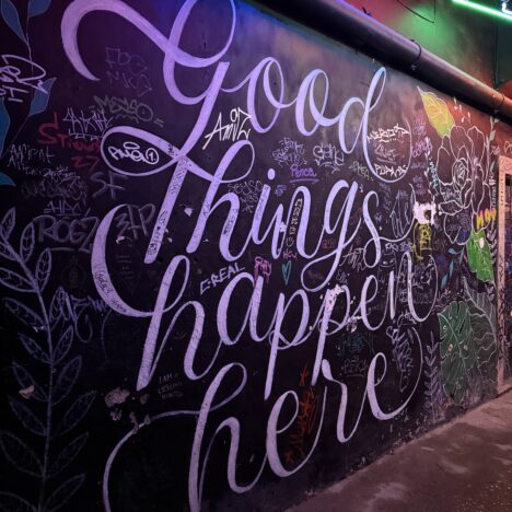 Good things happen here