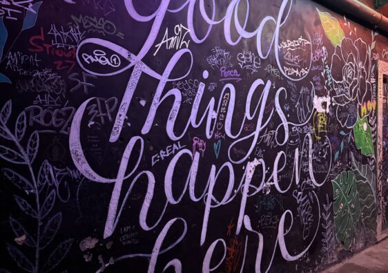 Good things happen here