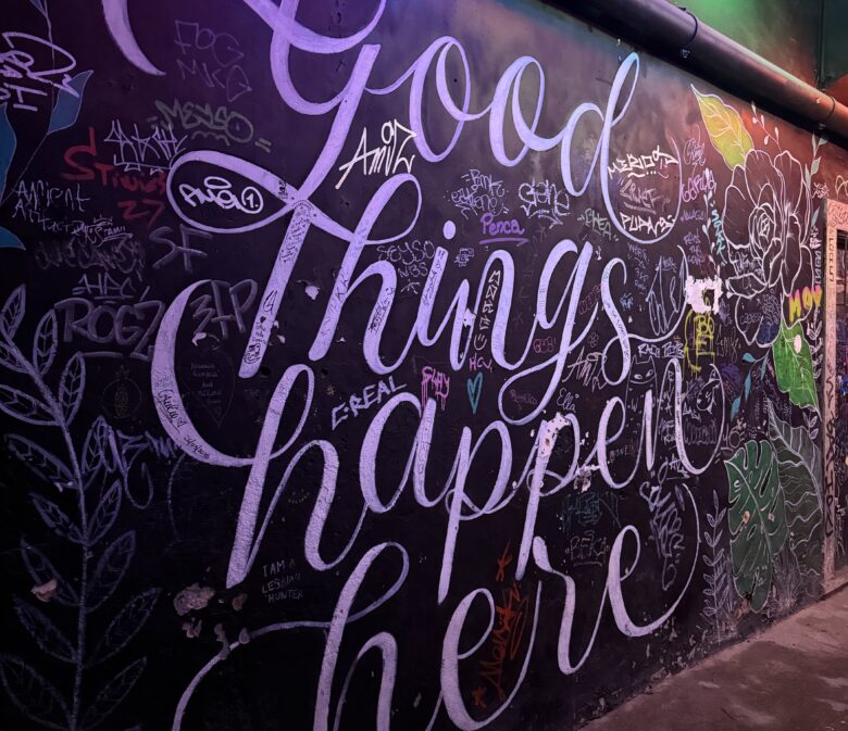 Good things happen here
